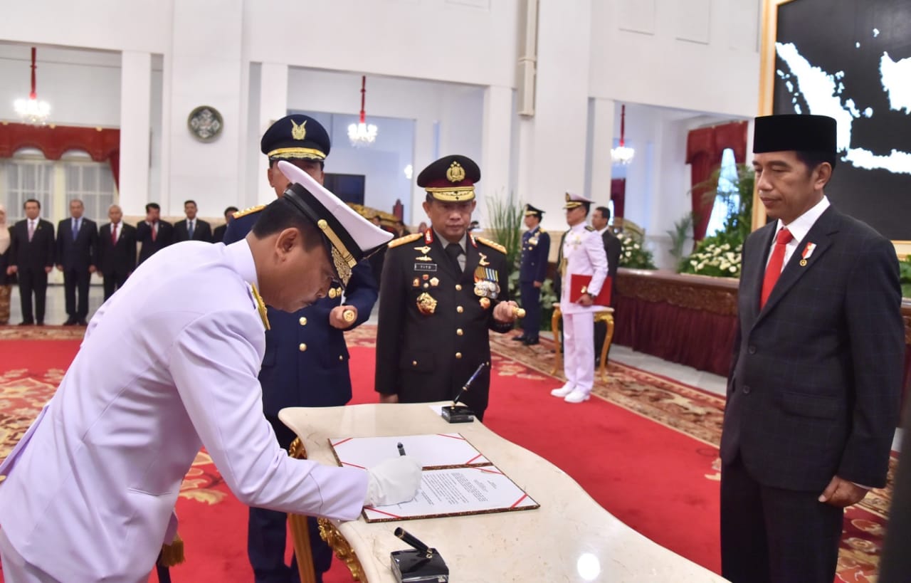 Presiden Lantik Siwi Sukma Adji Sebagai KSAL
