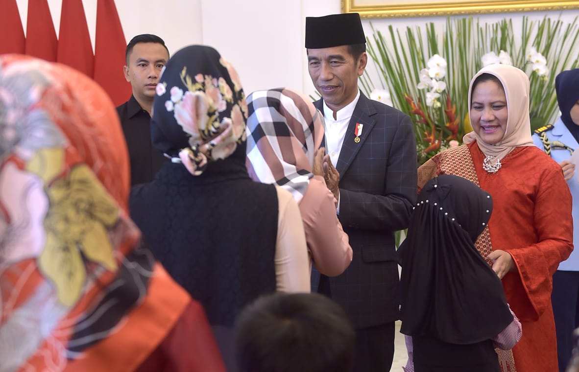 Pejabat Negara hingga Penarik Becak Hadiri Open House Presiden di Istana Kepresidenan Bogor
