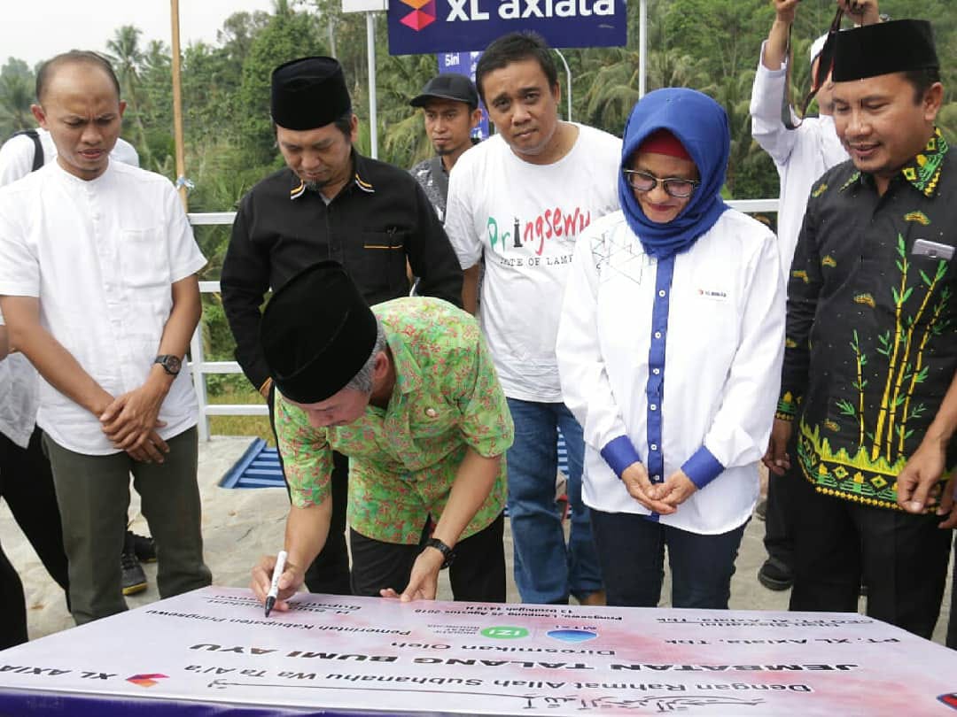 Bupati Pringsewu Resmikan Destinasi Wisata Talang IV