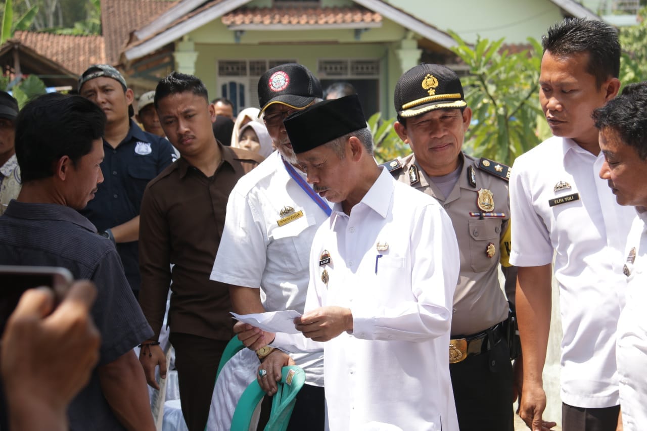 Bersama Bupati Pringsewu, Kabag Ops Tinjau Pilkakon Margakaya