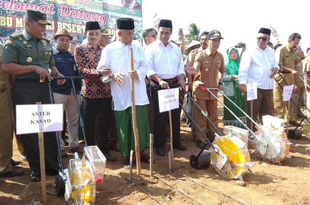 Mentan Tanam Jagung se-Indonesia 2018, Pringsewu Yang Pertama