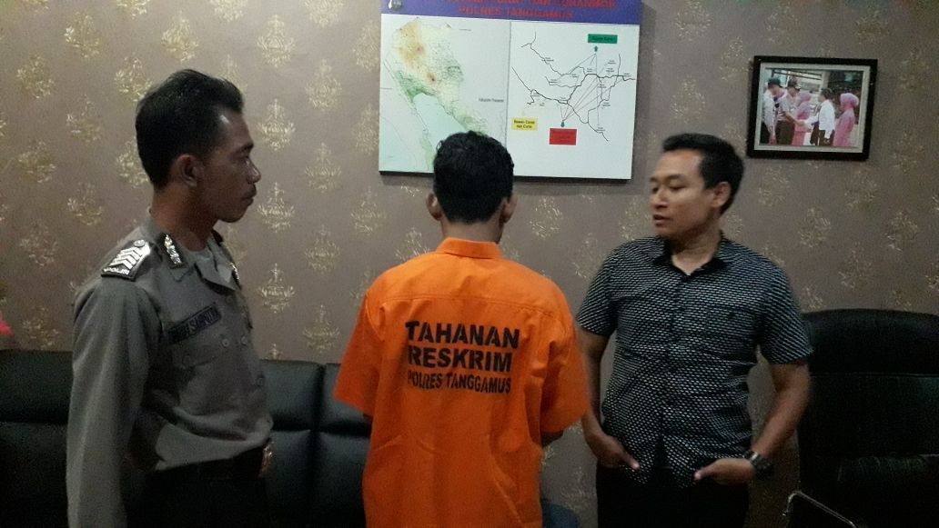 Polsek Talang Padang Ringkus Pelaku Spesialis Pembobol Conter HP