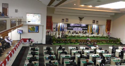 Paripurna Pidato Kenegaraan RI di DPRD Lampung Sepi Hanya 48 Legislator Yang Hadir