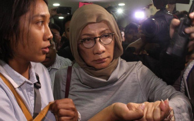 Polisi Tahan Ratna Sarumpaet di Polda Metro Jaya