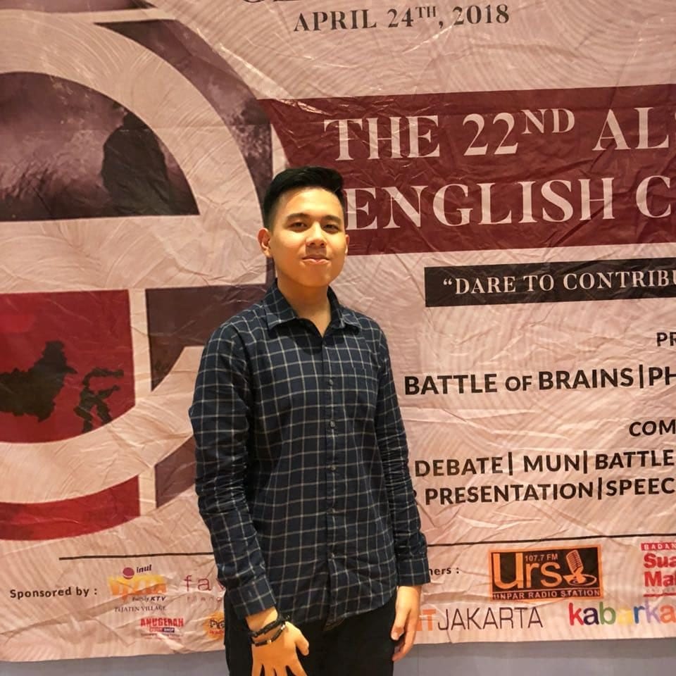 Revan Raih 5th Best Speaker Dan 1st Best Reply Speaker Lomba Debat Bahasa Inggris Tingkat Nasional Universitas Indonesia