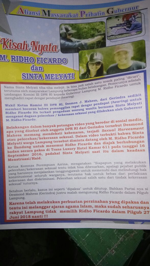 Gakumdu Lamtim Kirimkan Berkas Penyebar Brosur Ridho-Shinta Ke Penuntut Umum