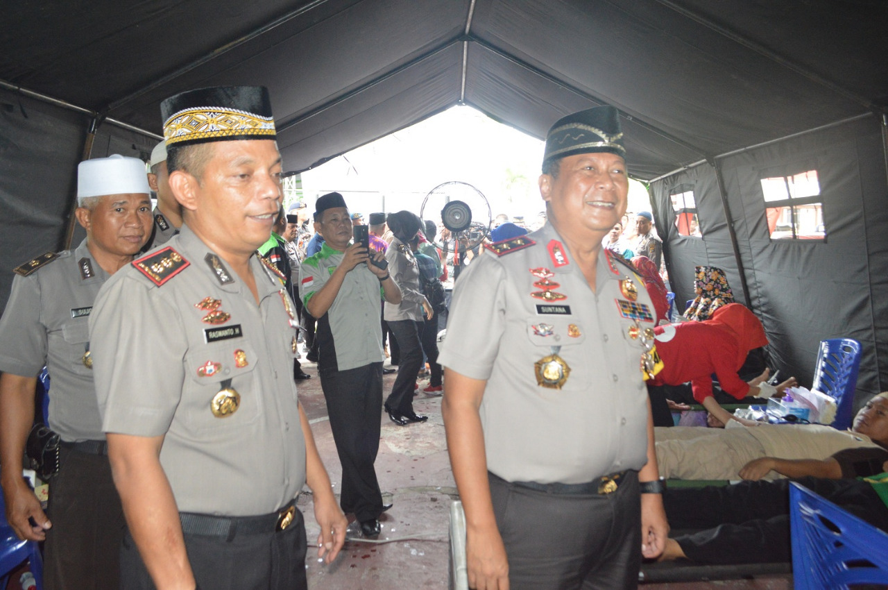 Kapolres: Semua Kantong Darah Yang Diperoleh Diserahkan ke PMI