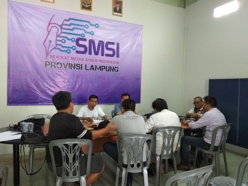 Pengurus SMSI Lampung Lakukan Inventarisasi Media Online dan Audiensi Forkopinda Lampung Dalam Waktu Dekat