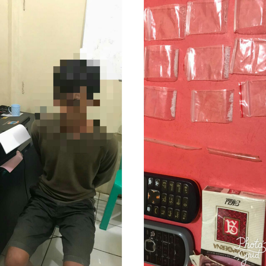 Hendak Melarikan Diri, BB Shabu Dibuang Ke Sumur