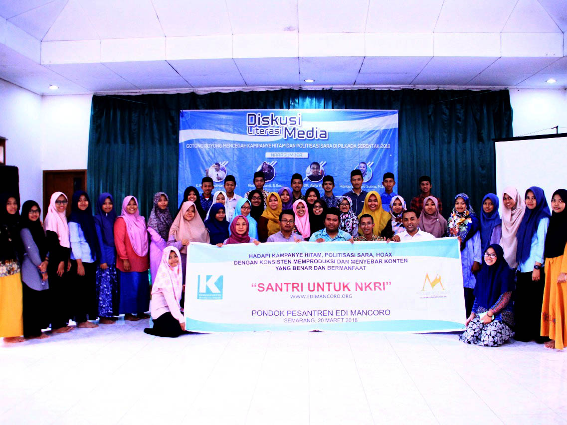 Santri Jawa Tengah Siap Membuat Konten Menghadapi Kampanye Hitam, Hoax Dan Politisasi Agama