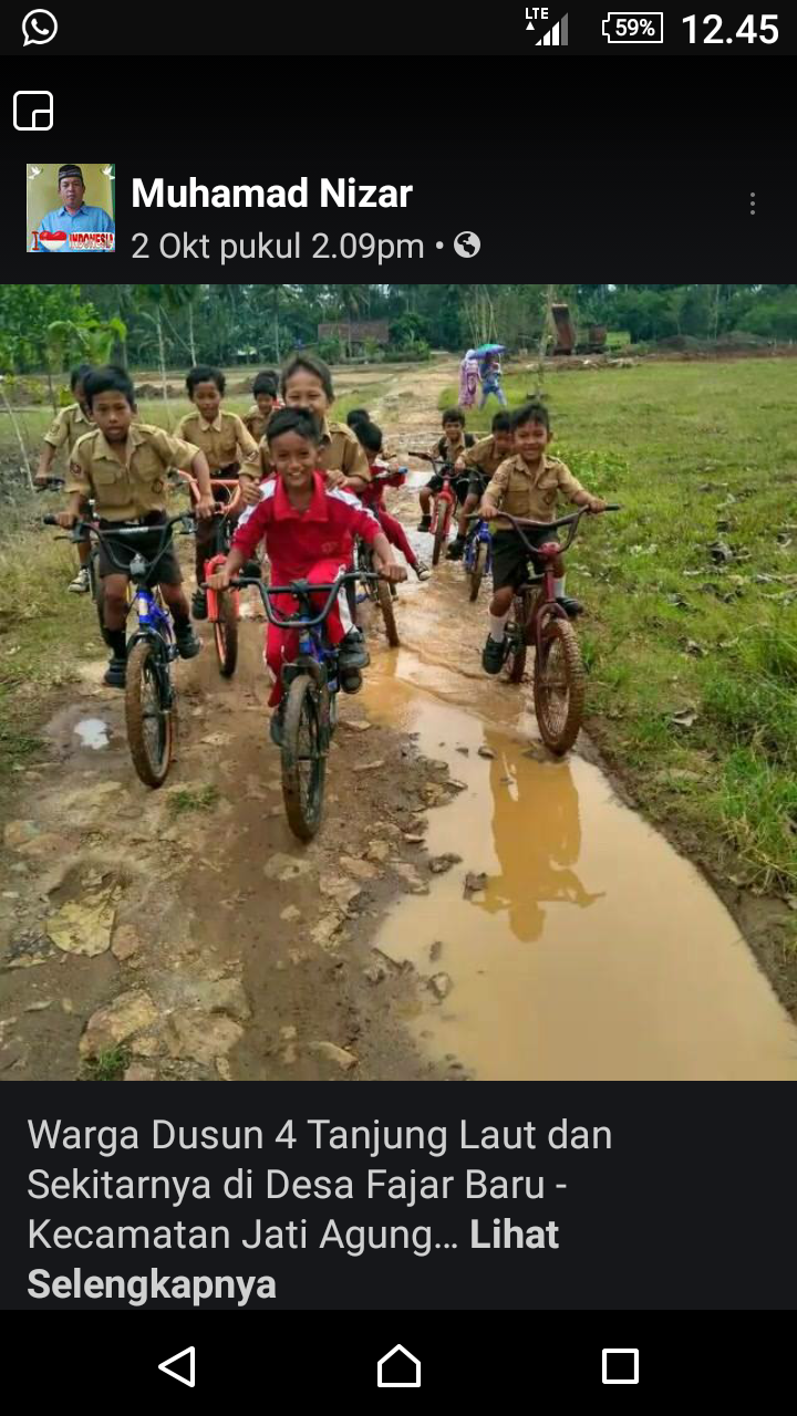 Warga Tanjung Laut Tagih Janji Zainudin Hasan