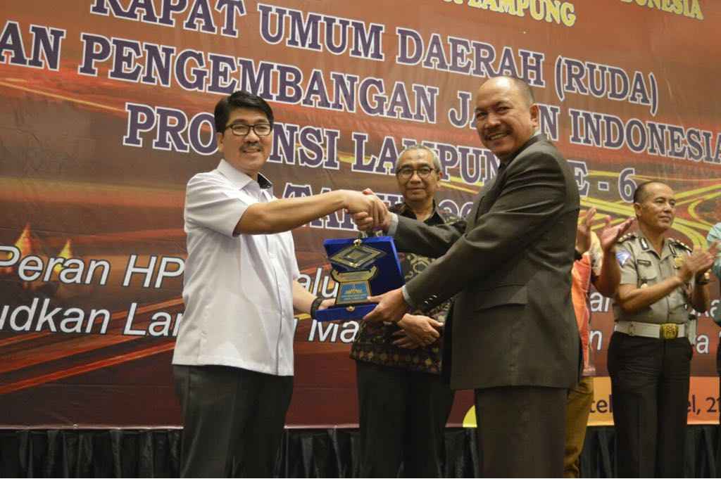 Pemprov Harapkan Peranan Aktif Himpunan Pengembangan Jalan Indonesia dalam Pembangunan Lampung