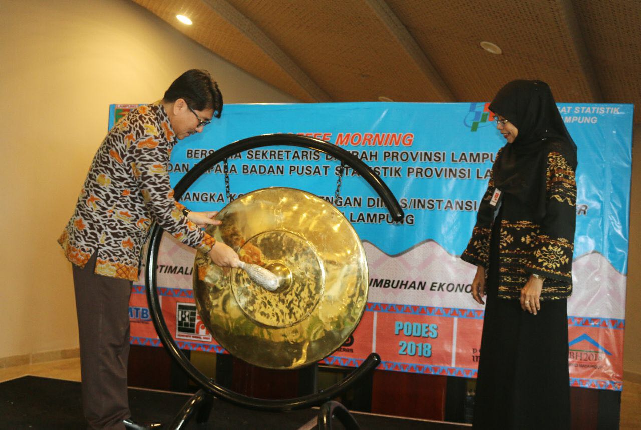 “Coffee Morning” Pemprov Lampung dan BPS untuk Memacu Pertumbuhan Investasi