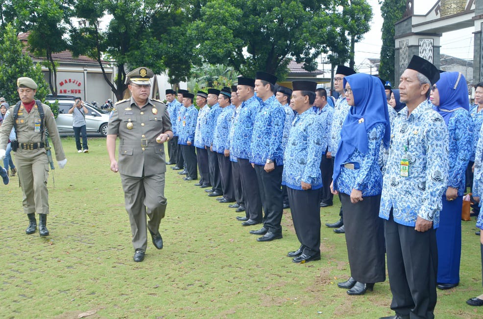 Sri Widodo Pimpin Upacara HUT Satpol-PP ke-68, Satlinmas ke-56, dan Damkar ke-99