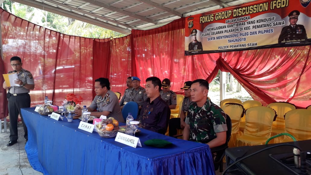 Kapolres Laksanakan Focus Group Discusion di 2 Polsek Wilayah Tanggamus