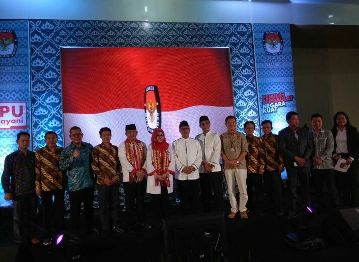 KPU Kabupaten Tanggamus Gelar Debat Publik Dua Kandidat Cagub-Cawagub