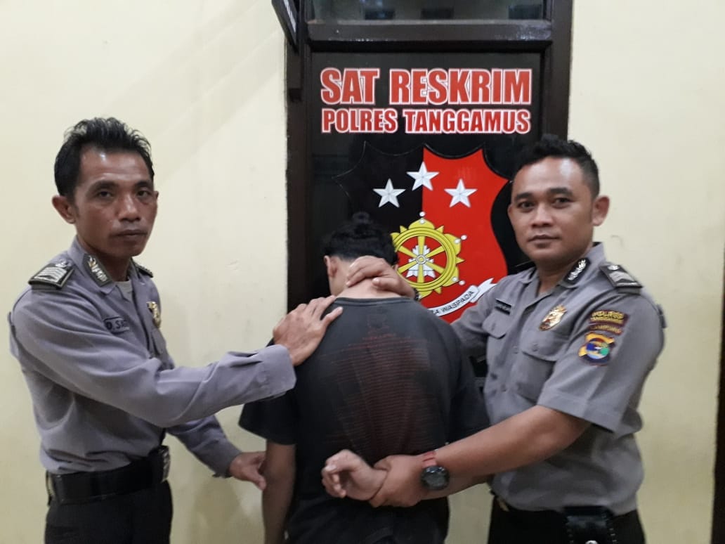 Tekab 308 Polres Tanggamus Tangkap DPO Tersangka Pemerkosaan di Banten