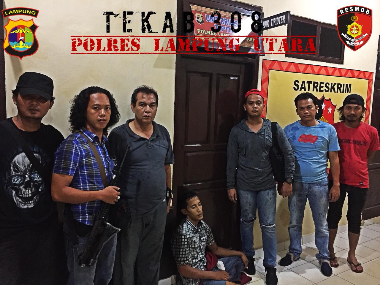 Polres Lampura Tangkap Pelaku “Begal”