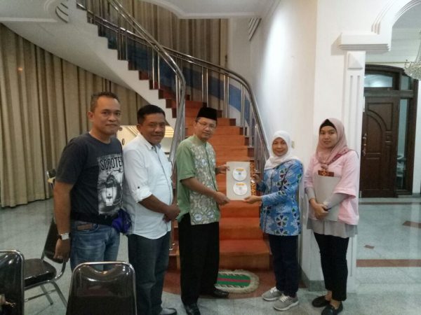 Tim Kerja Pemenangan Arinal-Nunik Sambut Kedatangan KPU Lampung