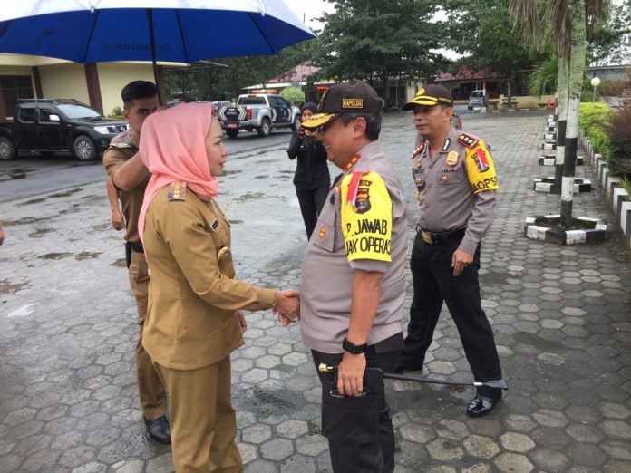 Kapolda Lampung Tinjau Kesiapan Pilgub di Tulang Bawang