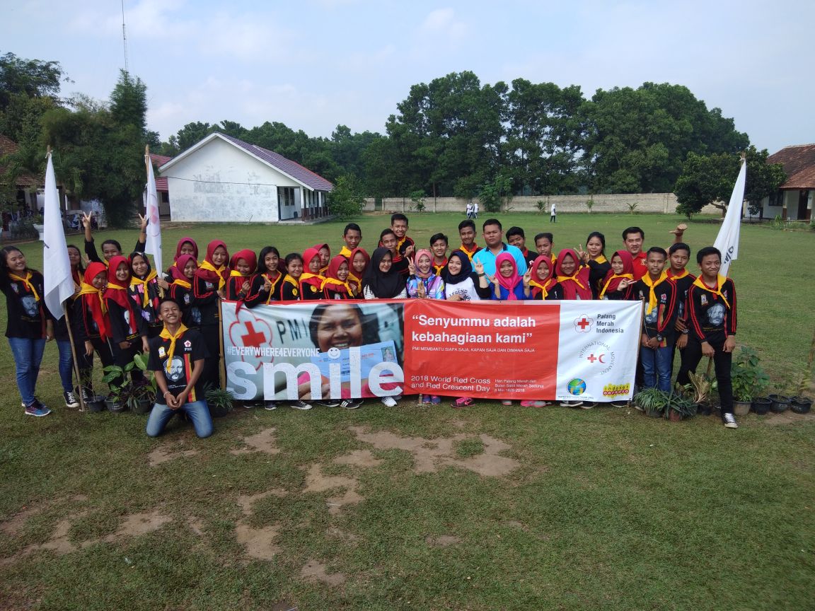 HUT Palang Merah Sedunia, PMI Tubaba Gelar Senam Ceria