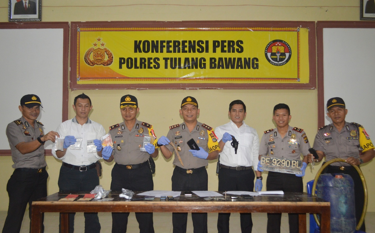 Polres Tuba Gelar Konferensi Pers Terkait Keberhasilan Mengungkap Kasus Selama Dua Pekan