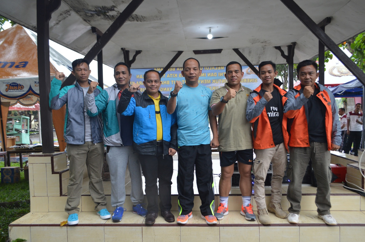 Polres Tuba Gelar Olahraga Bersama TNI dan Insan Pers