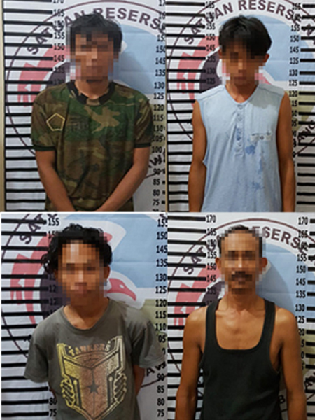 Satnarkoba Polres Tuba Berhasil Mengamankan Empat Terduga Pengedar Narkoba