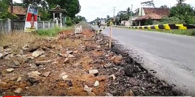 Proyek Jalan Rp4 M, Di Tubabar Diduga Asal Jadi