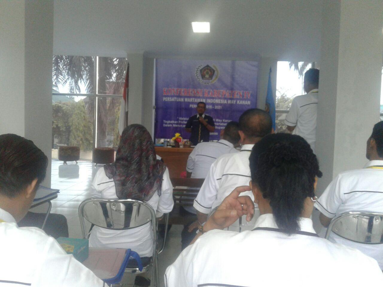 PWI Waykanan Konferensi Pilih Ketua Baru