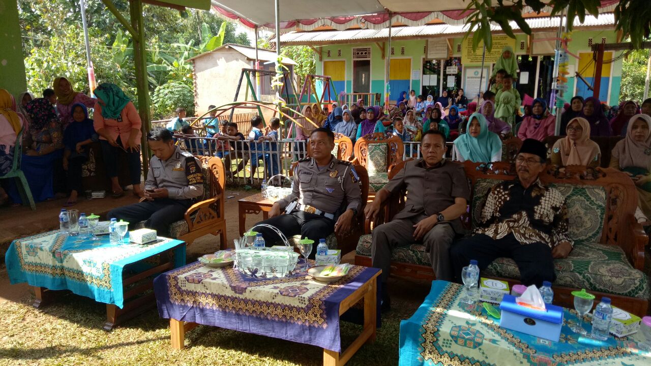 Polres Pesawaran Tanamkan Tertib Lalu Lintas Pada Anak TK