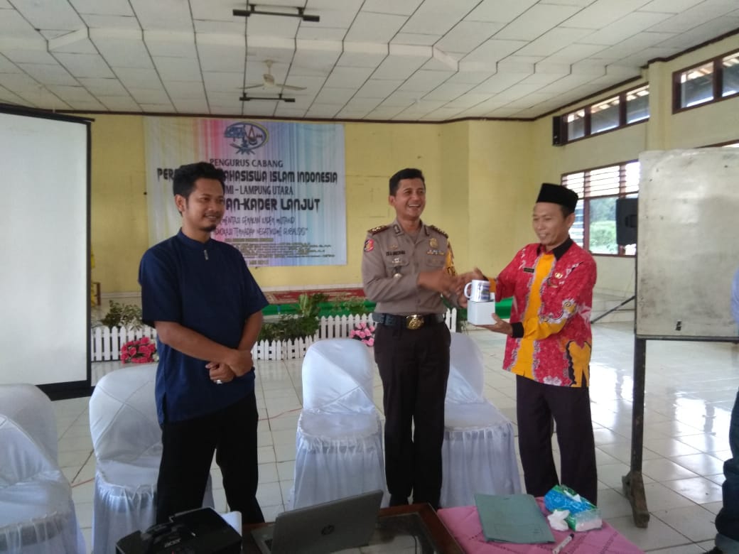 Polres Lampura Gelar FGD Tangkal Paham Radikalisme Bersama PMII