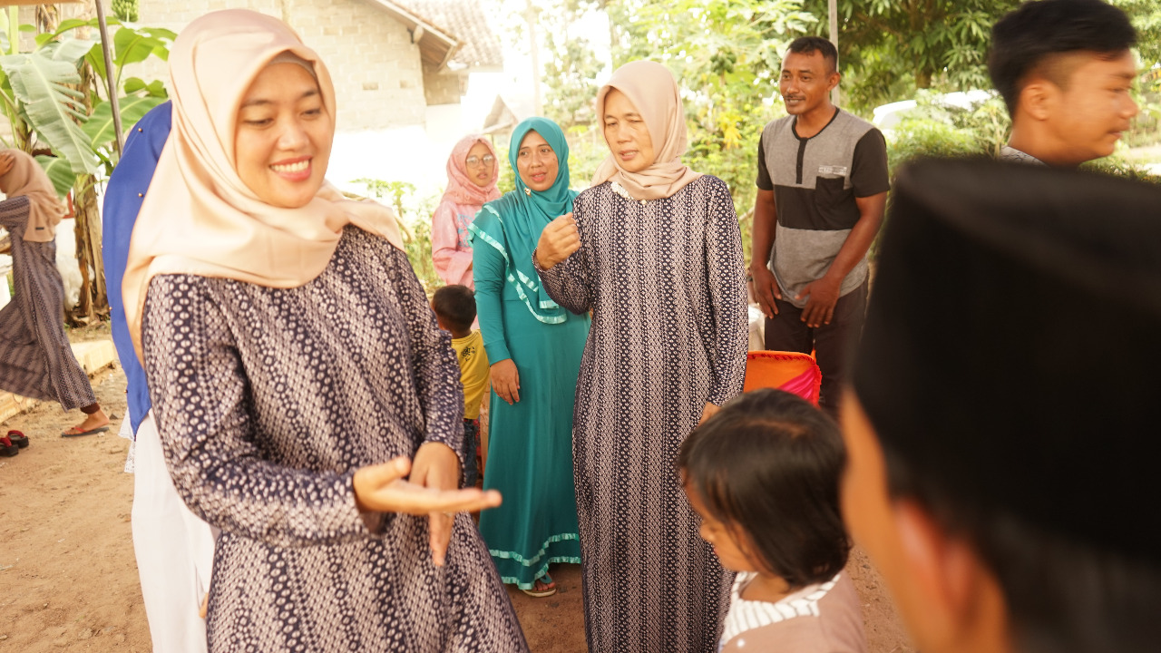 Cawagub Lampung Chusnunia Gelar Open House di Waway Karya