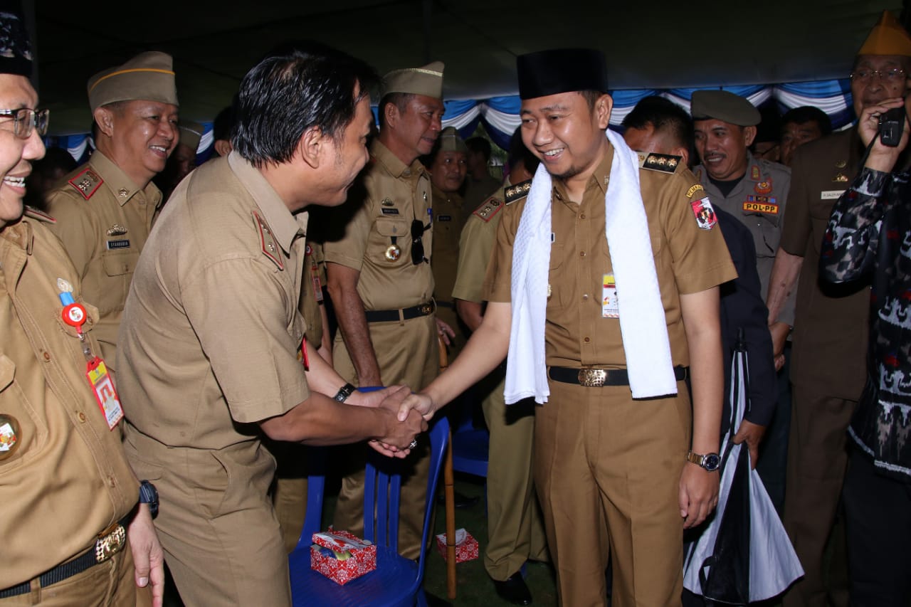 Lepas Cuti, Agung Gelar Halal Bihalal