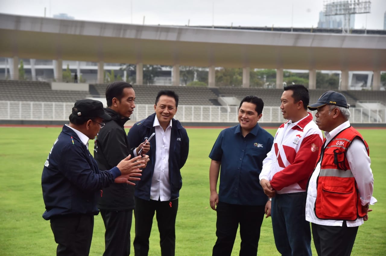 Presiden Tinjau Kesiapan GBK untuk Asian Games 2018