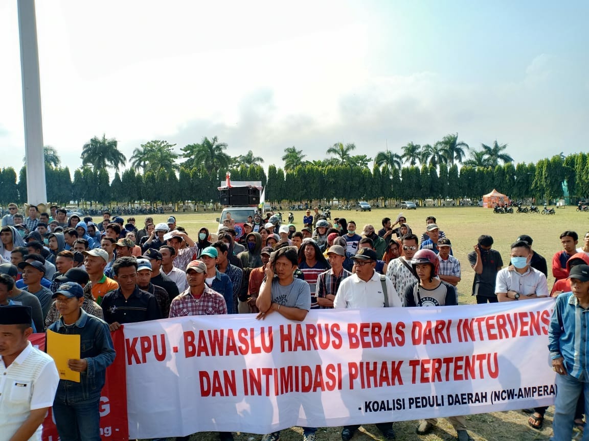 Ormas KPRL Aksi Damai di Kantor DPRD Lampung