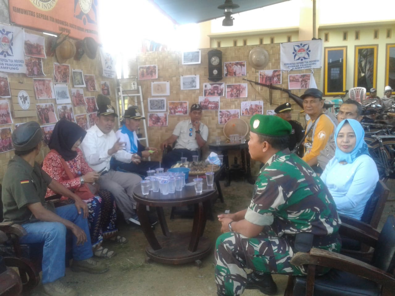 H Sujadi Hadiri Aniversary Kosti Pringsewu ke 5 di Padepokan PSHT