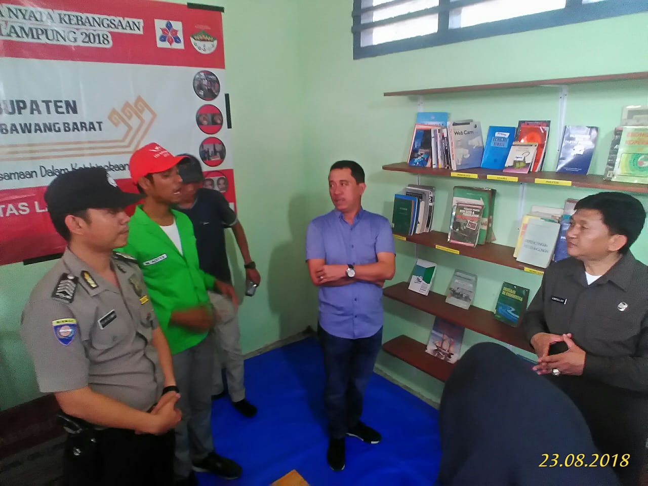 Kadisdik Tubaba Resmikan Tutup KKN Kebangsaan dan Resmikan Rumah Baca Tiyuh Tirta Makmur