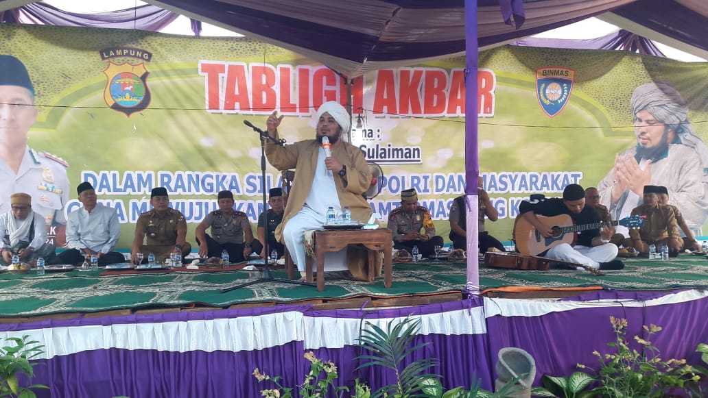 Polres Lampura Gelar Tabligh Akbar bagi Warga Subik