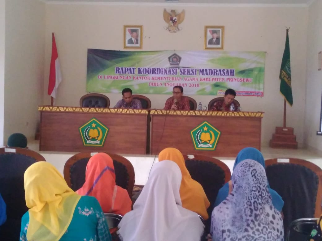 Kemenag Kabupaten Pringsewu Gelar Rapat Koordinasi Sosialisasi Pelaksanaan dan Sistem Pengawasan Ujian