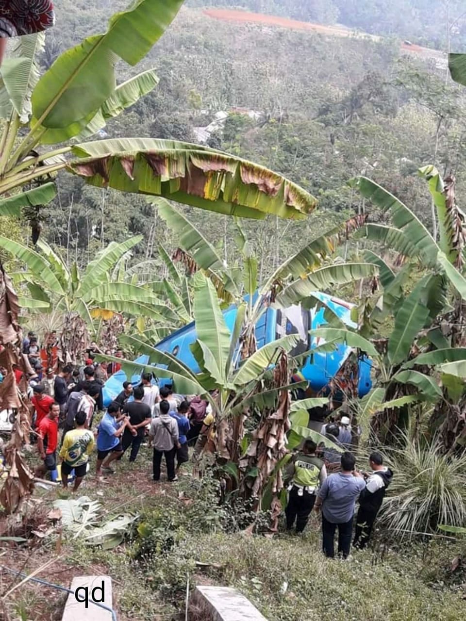 Kecelakaan Maut Bus Masuk Jurang di Sukabumi, 17 Orang Tewas