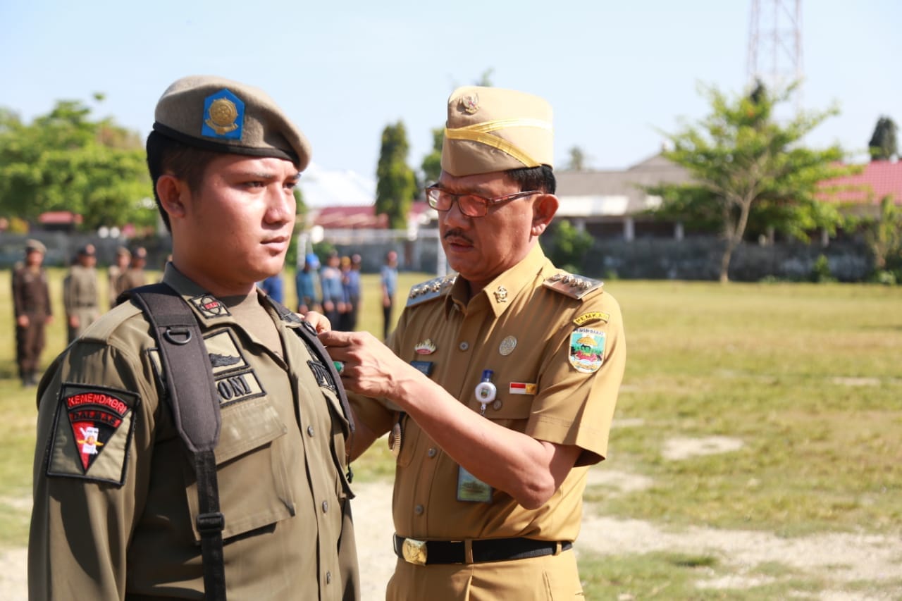 Bupati Pesisir Barat Hadiri Pembukaan Pelatihan Pengendalian Massa Sat Pol PP