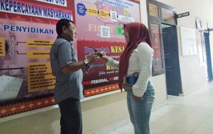 Ketua LSM DPD LIPAN Laporkan Kepsek SMP N 3 Bunga Mayang Terduga Korupsi