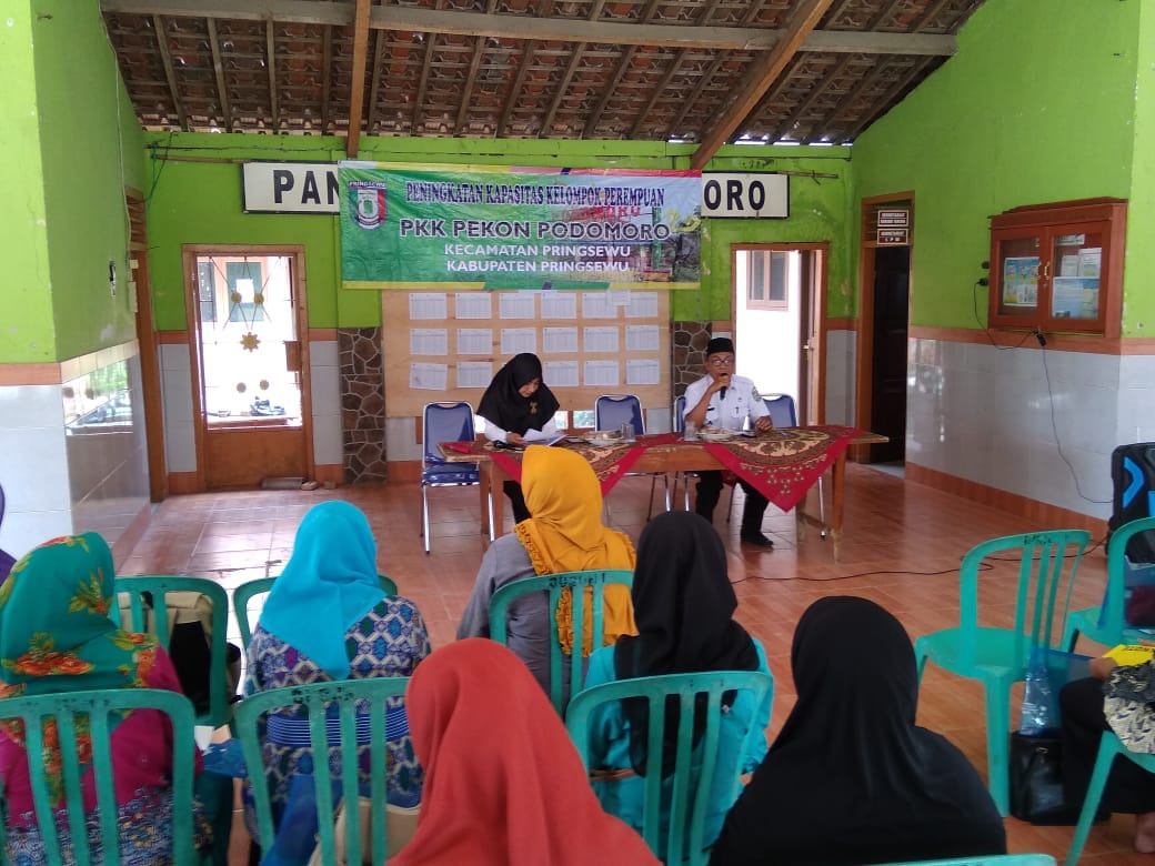 Pekon Podomoro Latih Kapasitas Perempuan Kader PKK