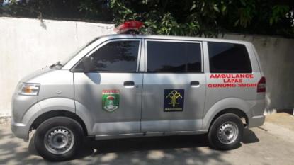 Bupati Lamteng Serahkan Bantuan Hibah Satu Unit Ambulan ke Pihak Lapas Kelas III Gunung Sugih