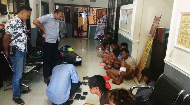 10 Orang Komplotan Curanmor Dibekuk Polisi