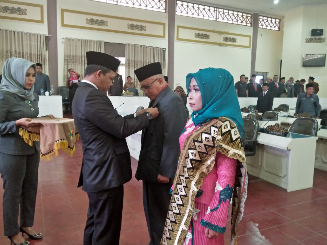 Bupati Tanggamus Hadiri Rapat Paripurna Istimewa Pengucapan Janji PAW Anggota DPRD