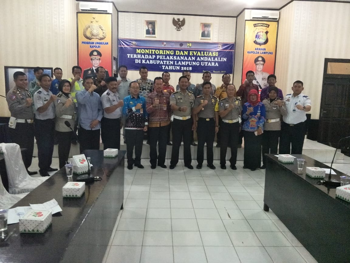 Korlantas Mabes Polri Sosialisasi Pentingnya Andalalin di Polres Lampung Utara