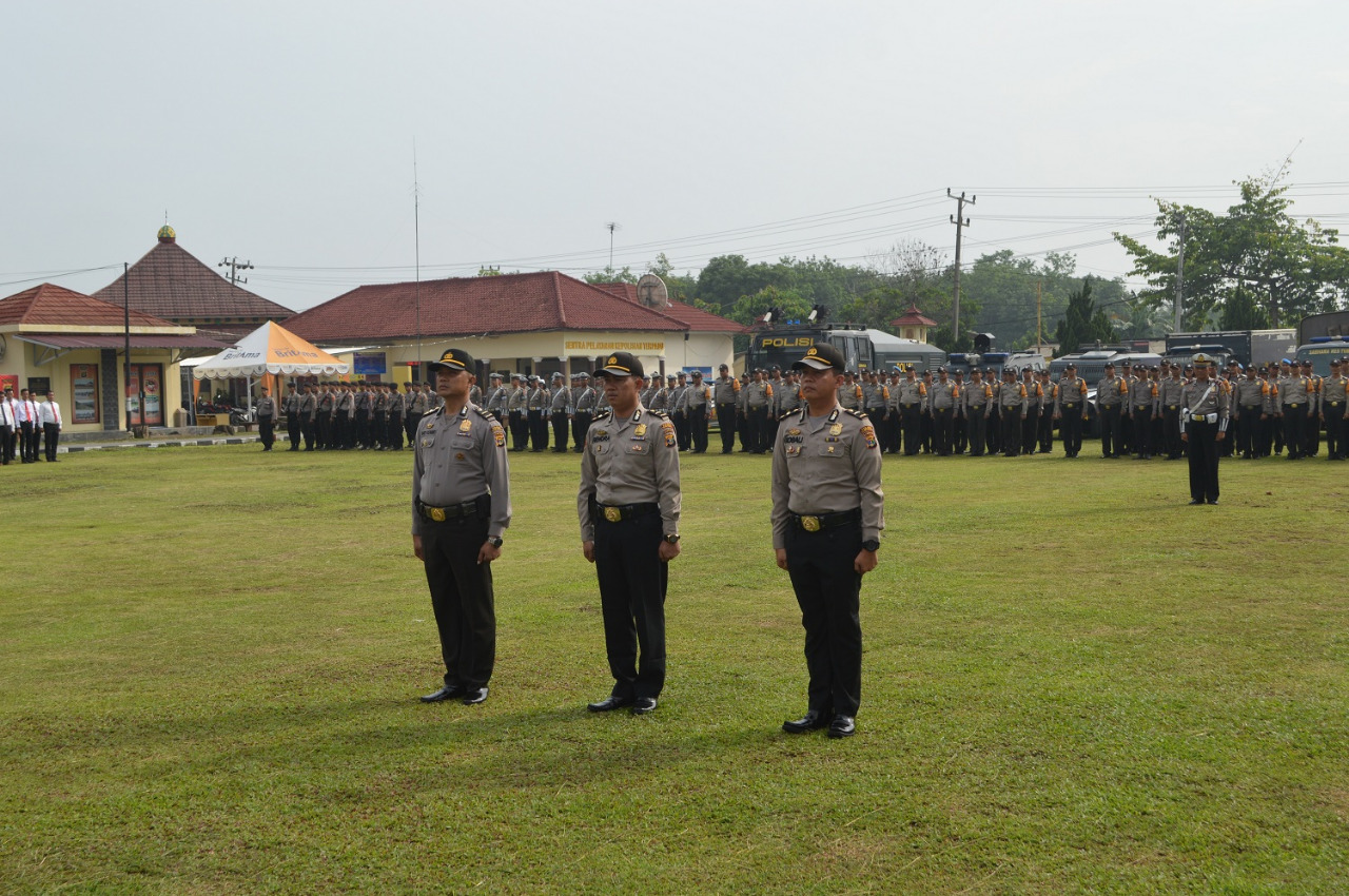 Polres Tulangbawang Gelar Upacara Tradisi Penerimaan Pama