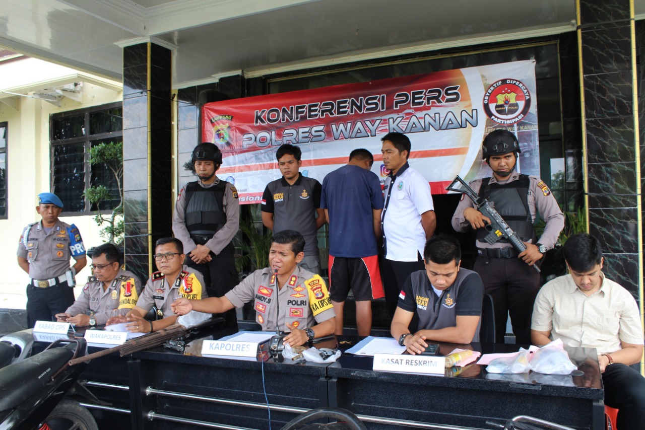 Polres Way Kanan Ekspose Operasi Waspada Krakatau 2018